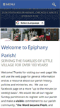 Mobile Screenshot of epiphanyarchchicago.org